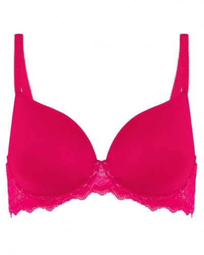 Sujetador spacer con escote pronunciado Simone Pérèle Caresse (Rose Teaberry)