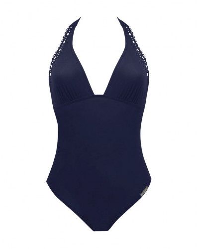 Maillot de bain une pièce nageur séduction dos plongeant Lise Charmel Ajourage Couture (Marina Couture)
