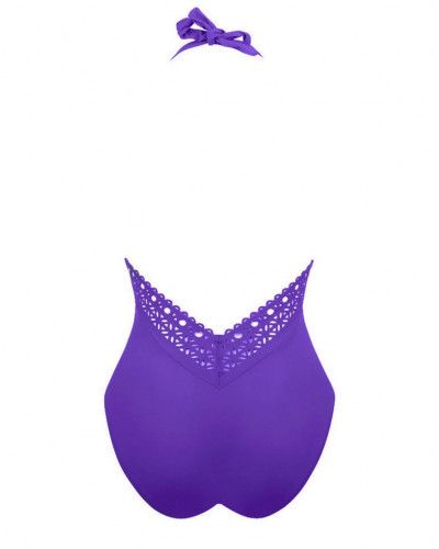 One-piece swimming costume plunging back Lise Charmel Ajourage Couture (Iris Couture)