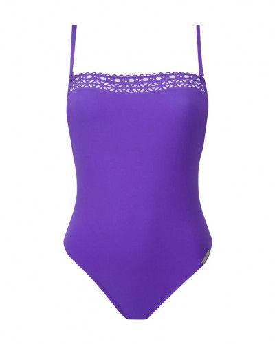 Bañador bandeau de una pieza con concha Lise Charmel Ajourage Couture (Iris Couture)