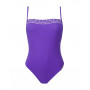 One-piece bandeau swimming costume with shell Lise Charmel Ajourage Couture (Iris Couture)