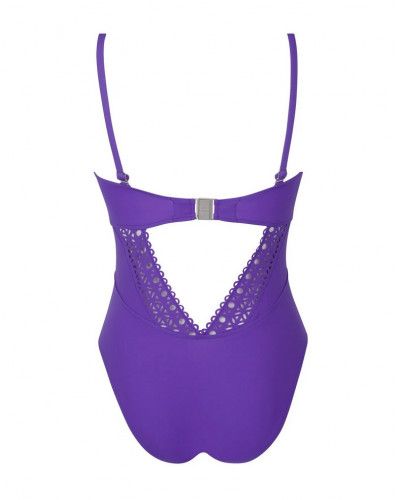 Bañador bandeau de una pieza con concha Lise Charmel Ajourage Couture (Iris Couture)