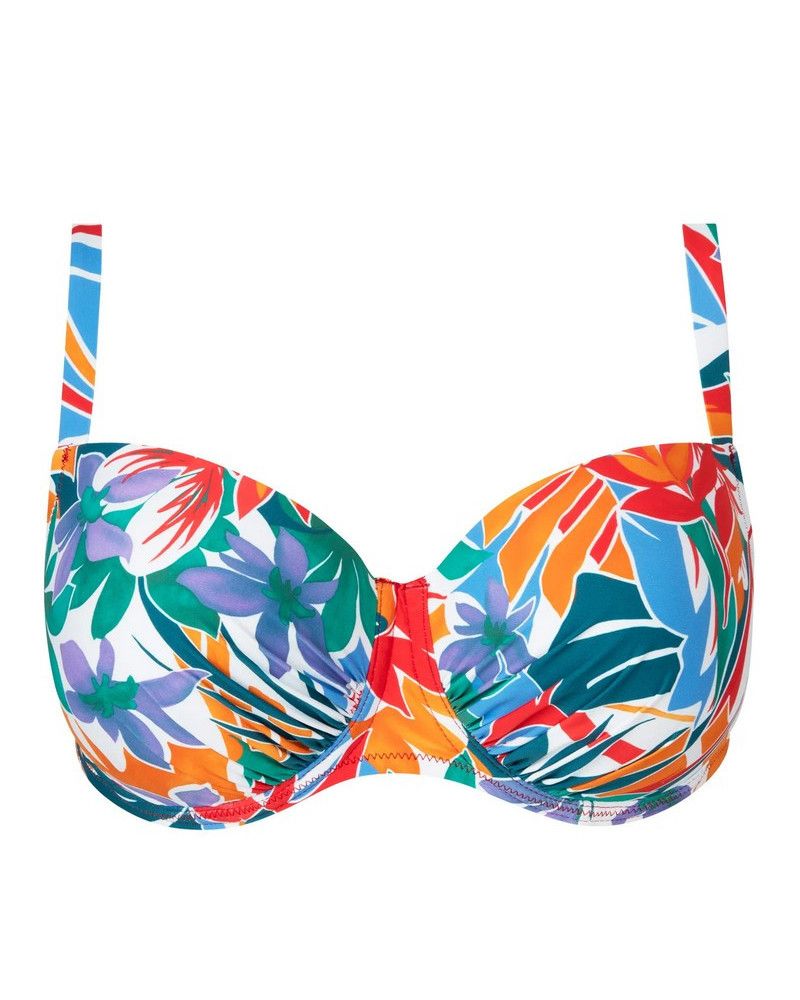 Padded bath underwired bra Antigel La Flaneuse (Papiers Découpés)