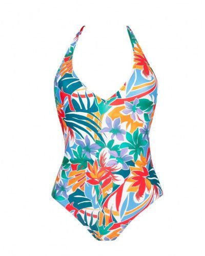 Maillot de bain une pièce nageur Antigel La Flaneuse (Papiers Découpés)