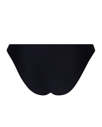 Tanga de bain échancré Antigel La Vogueuse (Noir)