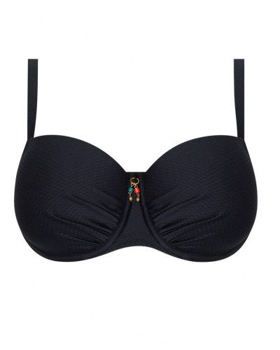 Wellness padded bath bra Antigel La Vogueuse (Black)