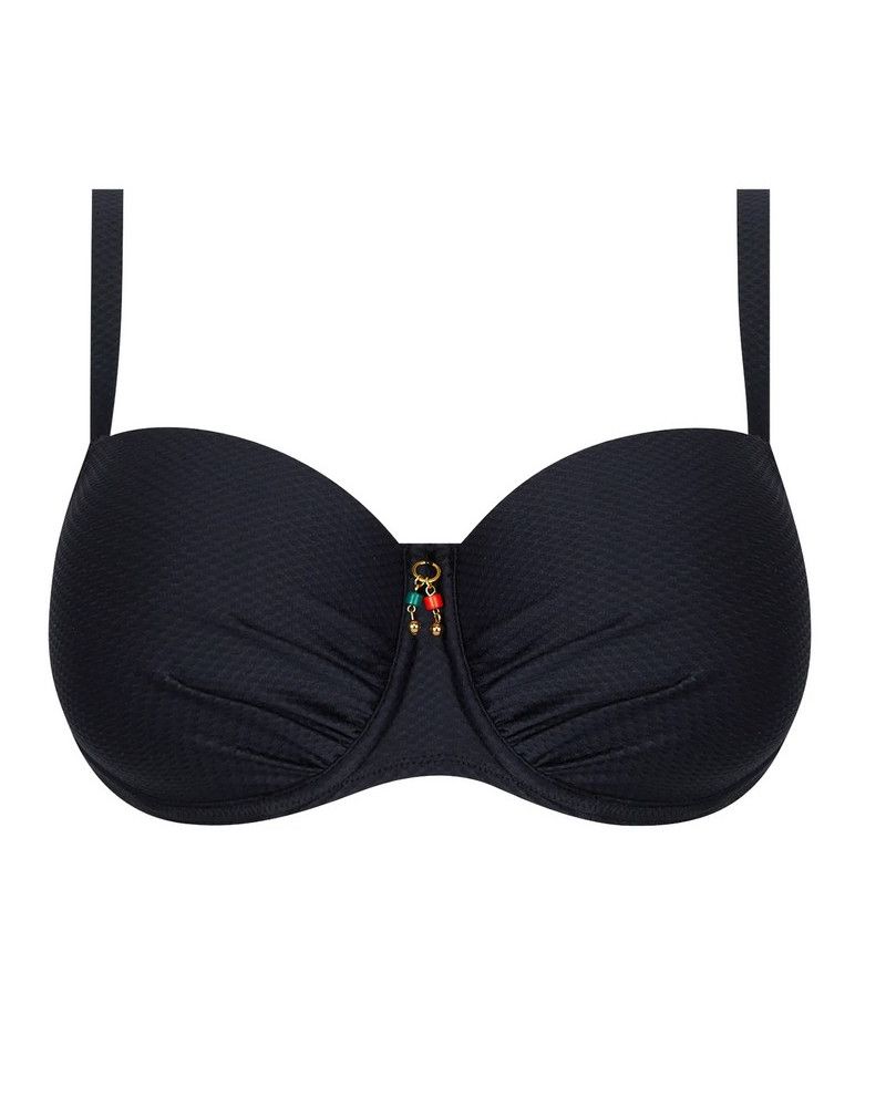 Wellness padded bath bra Antigel La Vogueuse (Black)