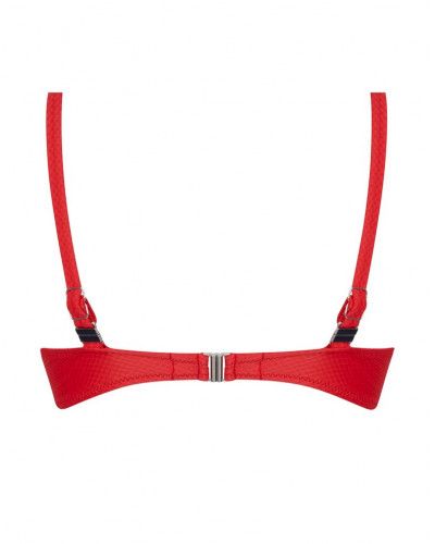 Underwired triangle bath bra Antigel La Vogueuse (Corail Vogue)