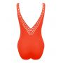 One-piece opened support swimsuit Lise Charmel Ajourage Couture (Orange Couture)