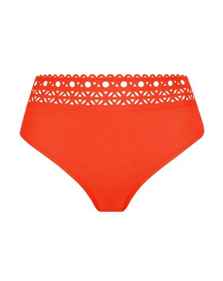 Slip de bain taille haute Lise Charmel Ajourage Couture (Orange Couture)