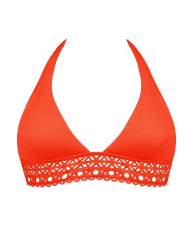 Wireless triangle bath bra Lise Charmel Ajourage Couture (Orange Couture)