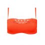 Padded bandeau bath bra Lise Charmel Ajourage Couture (Orange Couture)
