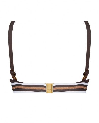 Soutien-gorge de bain armatures triangle Lise Charmel Energie Nautique (Taupe Nautique)