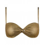 Strapless bath bra with removable cup Aubade Sunlight Glow (Antique Gold)