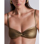 Strapless bath bra with removable cup Aubade Sunlight Glow (Antique Gold)