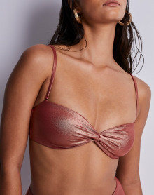 Strapless bath bra with removable cup Aubade Sunlight Glow (Cuivre)