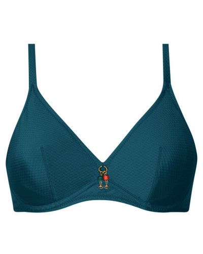 Soutien-gorge de bain armatures triangle Antigel La Vogueuse (Vert Vogue)