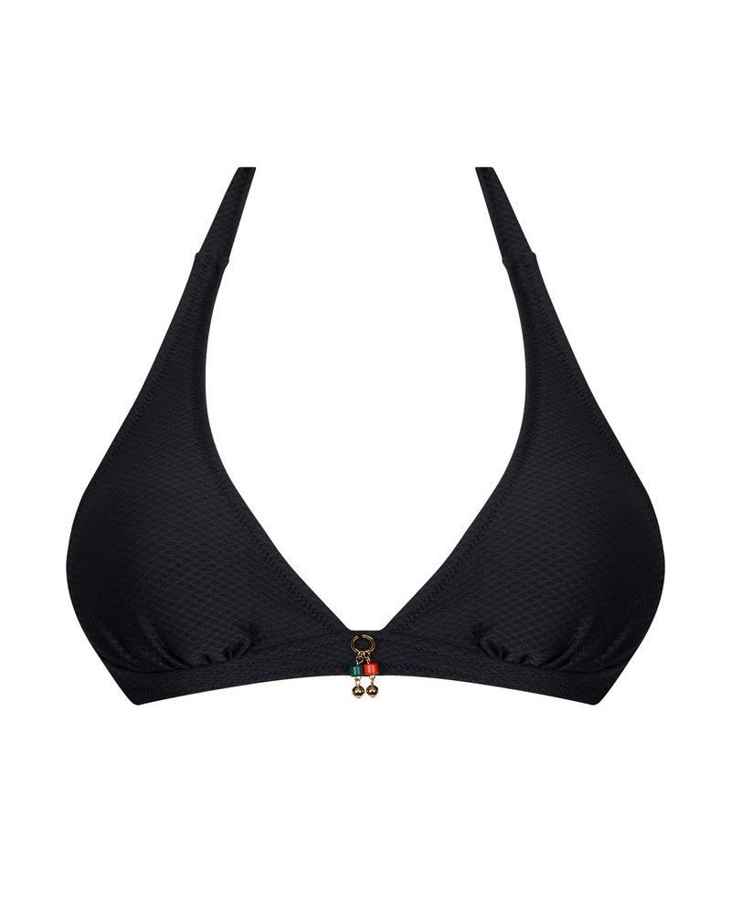 Sujetador de baño triángulo de espuma Antigel La Vogueuse (Negro)