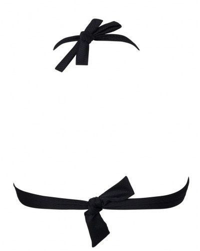 Soutien-gorge de bain triangle mousse Antigel La Vogueuse (Noir)