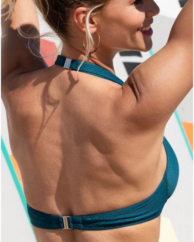 Soutien-gorge de bain armatures triangle Antigel La Vogueuse (Vert Vogue)