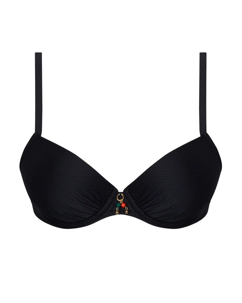 Padded bath bra Antigel La Vogueuse (Black)