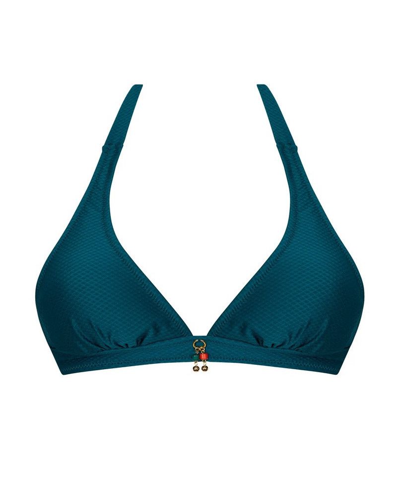 Foam triangle bath bra Antigel La Vogueuse (Vert Vogue)