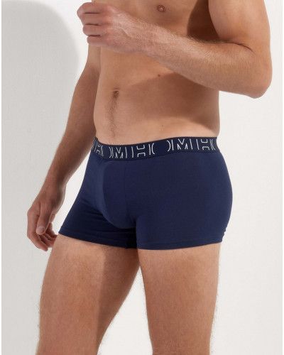 Boxer Coton HOM Davide (Lot de 2) (Marine/Marine imprimé)