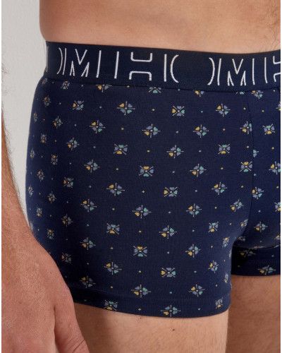 Boxer Cotton HOM Davide (Set of 2) (Marine/Marine imprimé)