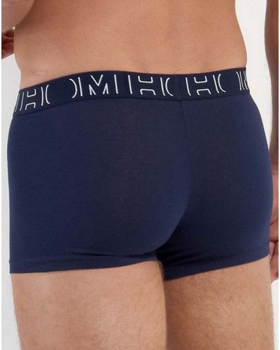 Boxer Coton HOM Davide (Lot de 2) (Marine/Marine imprimé)