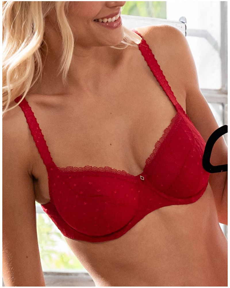 Demi bra Antigel Agenda Plaisir (Rouge Cherry)