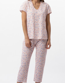 Pyjama pantacourt jersey Le Chat Angie (Multicolore)