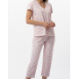 Pijama corto de punto Le Chat Angie (Multicolor)