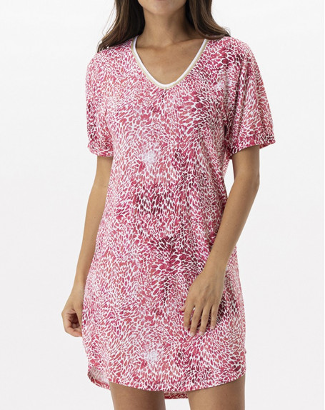 Le Chat Victoria jersey nightdress (Fraise)