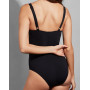 V-neck one-piece swimsuit without underwire Empreinte Epic (Black)