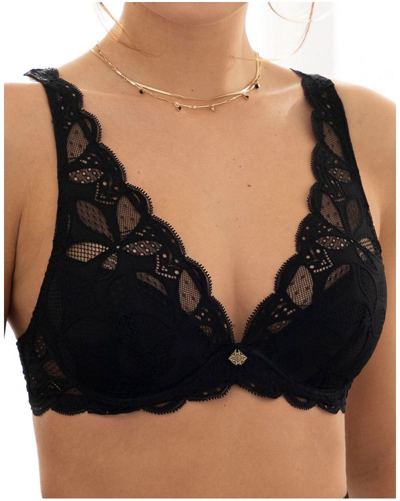 Sujetador triángulo Antigel Stricto Sensuelle (Negro)