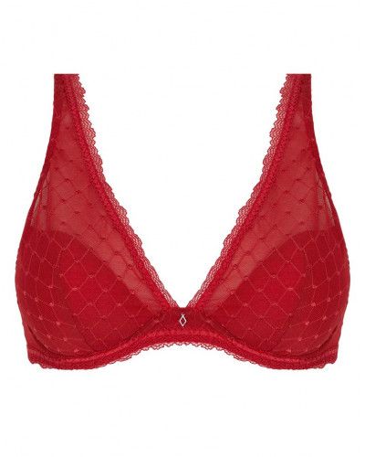 Triangle bra Antigel Agenda Plaisir (Rouge Cherry)