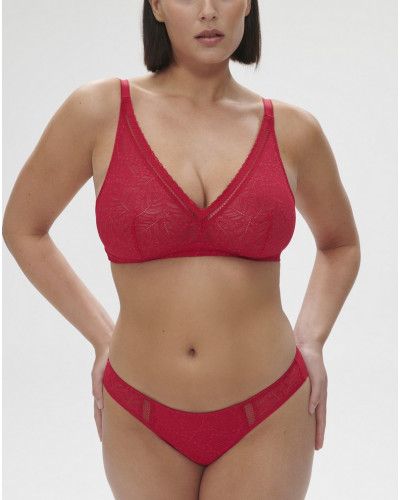 Structured underwired bra Simone Pérèle Comète (Rubis Rose)