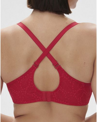 Structured underwired bra Simone Pérèle Comète (Rubis Rose)