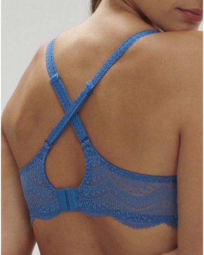 Sujetador clásico con aros Simone Pérèle Karma (Bleu Myosotis)