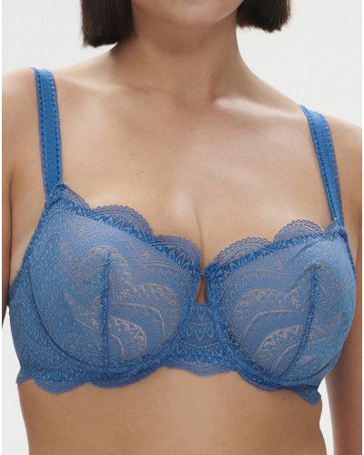 Soutien-gorge corbeille Simone Pérèle Karma (Bleu Myosotis)