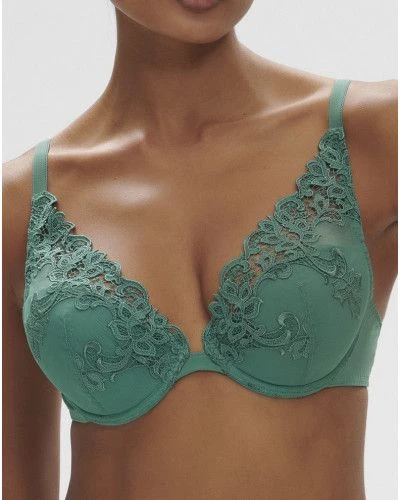 Soutien-gorge Simone Pérèle Suzanne - Taille FR 85E (EUR 70E) - Vert Kaki à Armatures - Neuf
