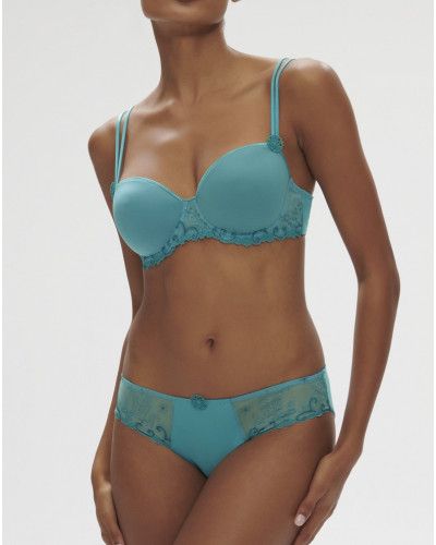 Square neckline spacer bra Simone Pérèle Délice (Bleu Atoll)