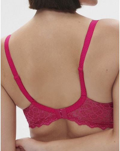 Sujetador spacer con escote pronunciado Simone Pérèle Caresse (Rose Teaberry)