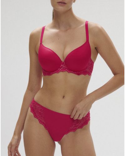 Sujetador spacer con escote pronunciado Simone Pérèle Caresse (Rose Teaberry)