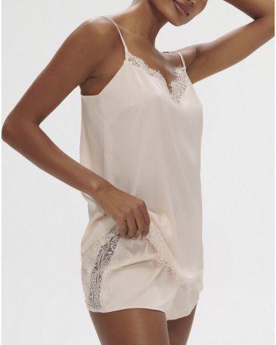 Short de nuit Simone Pérèle Satin Secrets (Rose Sakura)
