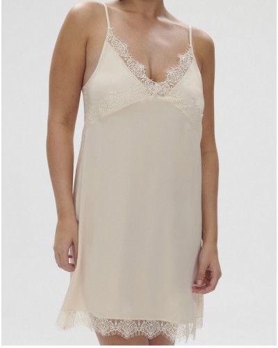 Nuisette Simone Pérèle Satin Secrets (Rose Sakura)