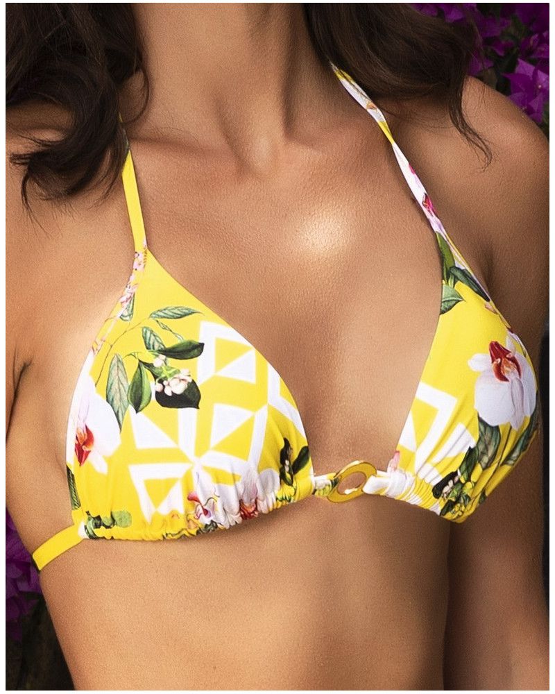 Wireless triangle bath bra Lise Charmel Jardin Délice (Soleil Délice)