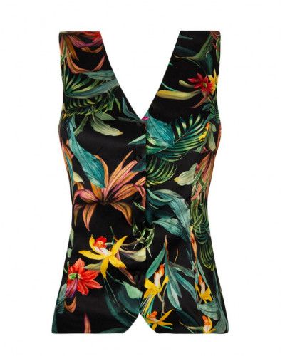 Gilet Lise Charmel Fleurs Étoiles (Eclat Etoile)