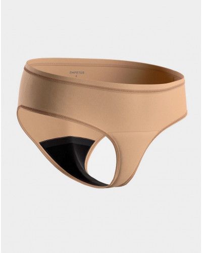 Brief menstrual Ecocycle Period Impetus (Beige)