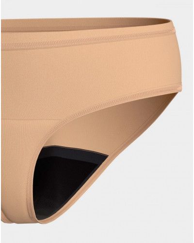 Brief menstrual Ecocycle Period Impetus (Beige)